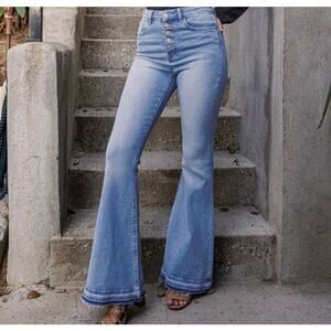 Flying Monkey Super High-Rise Flare Jeans size 30